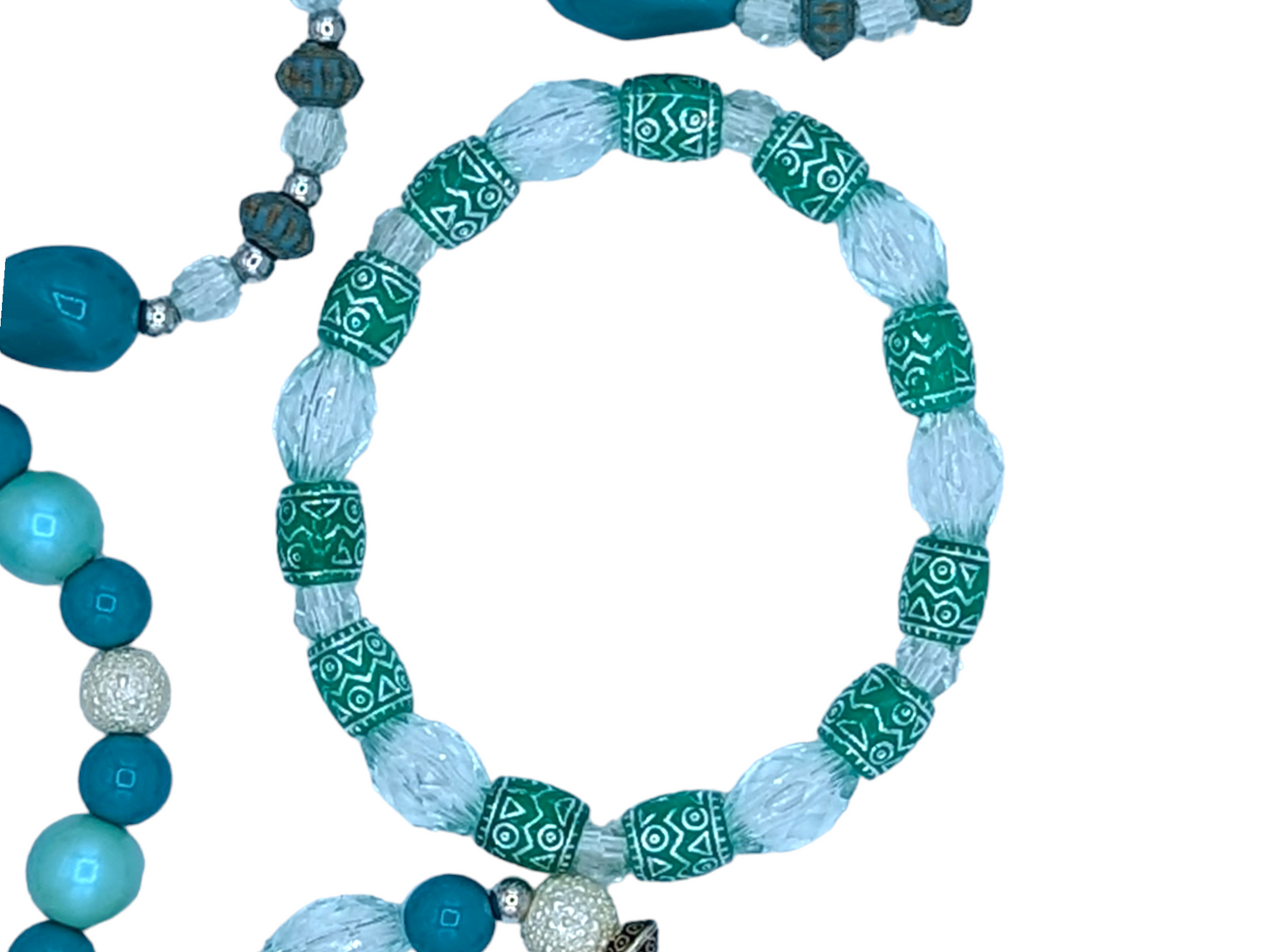 Juego de 5 pulseras elásticas apilables