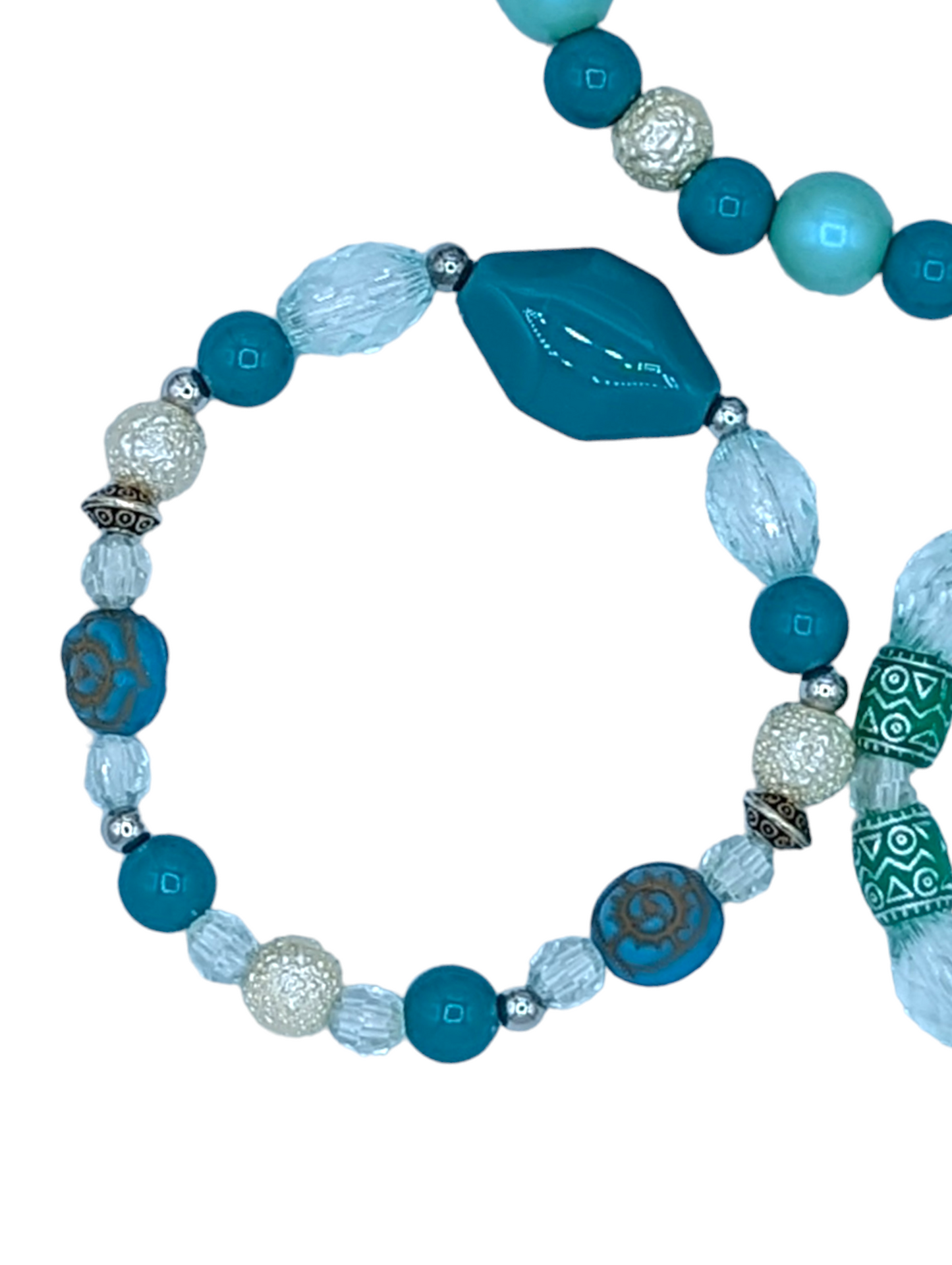 Juego de 5 pulseras elásticas apilables