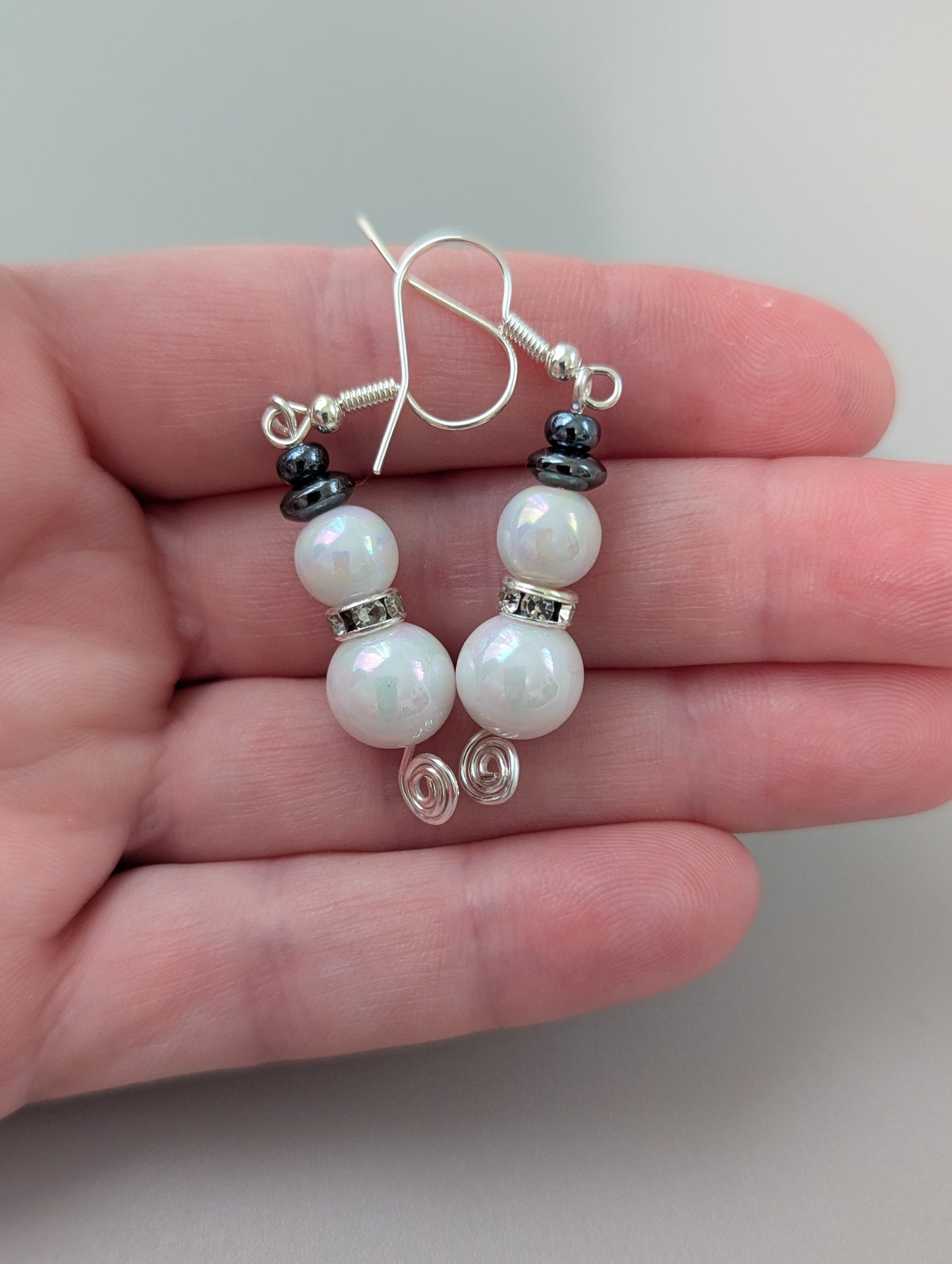 Pendientes colgantes "¿Quieres hacer un muñeco de nieve?"