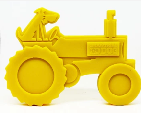 ID Nylon Tractor - Med/Large - Durable - Yellow