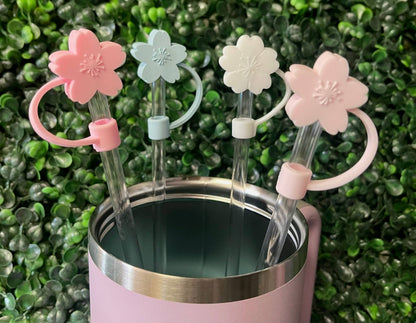 Flower Straw Toppers