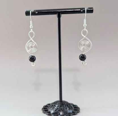 "Here Comes Treble" Collection -- Treble Clef Drop Earrings (Variation)