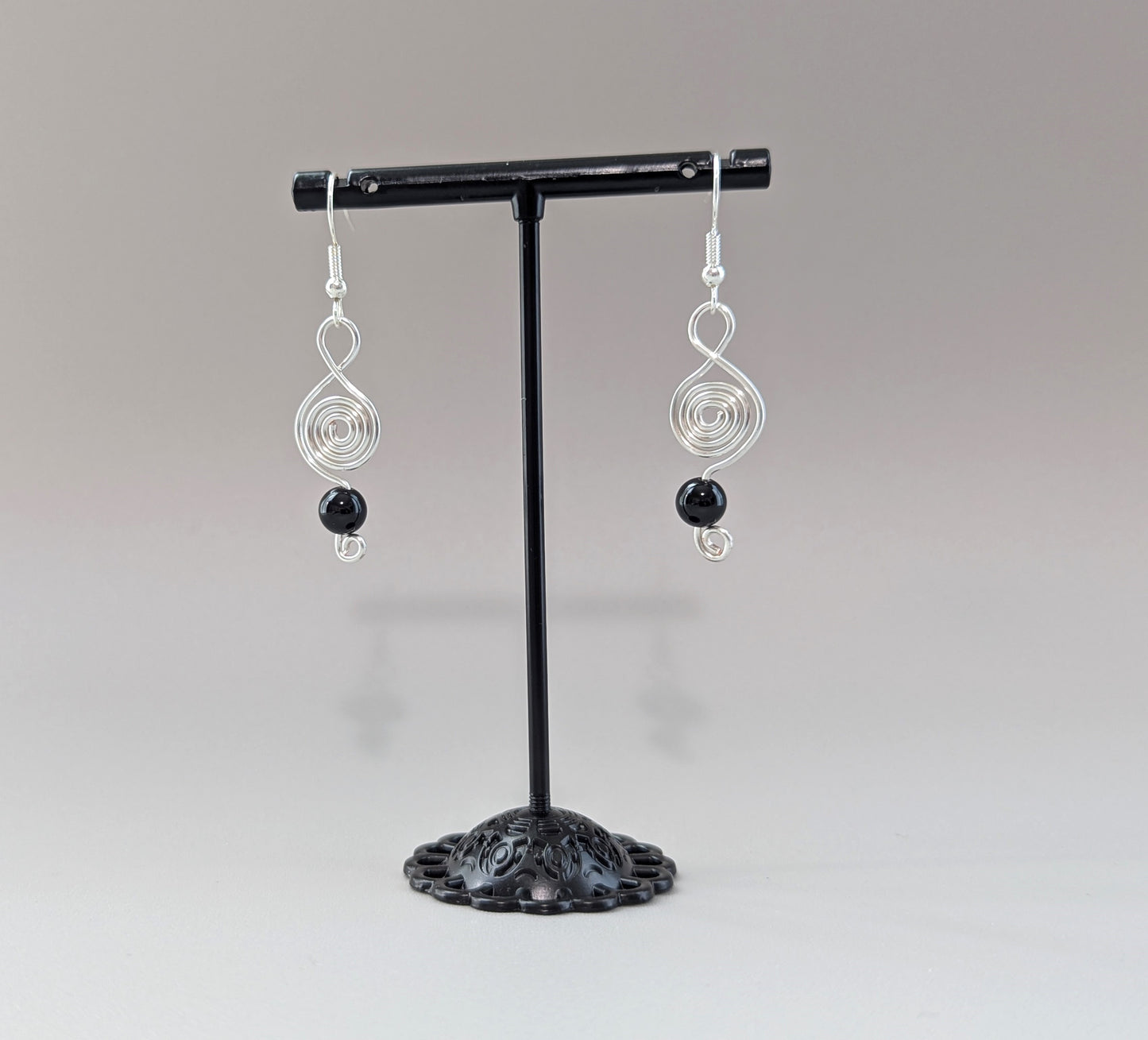 "Here Comes Treble" Collection -- Treble Clef Drop Earrings (Variation)