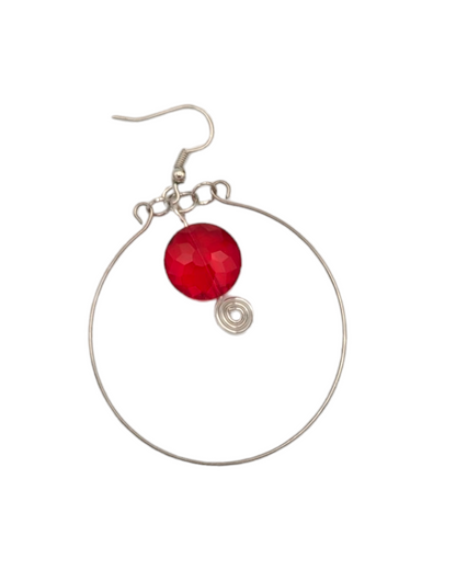 "Lollipop Drop" Hoop Earrings