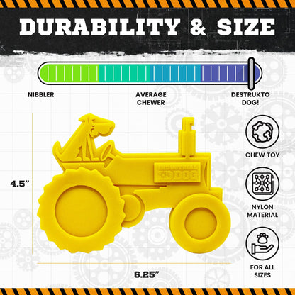 ID Nylon Tractor - Med/Large - Durable - Yellow