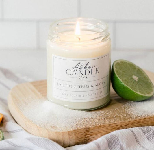 Exotic Citrus & Sugar Single Wick Soy Candle
