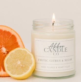 Exotic Citrus & Sugar Single Wick Soy Candle