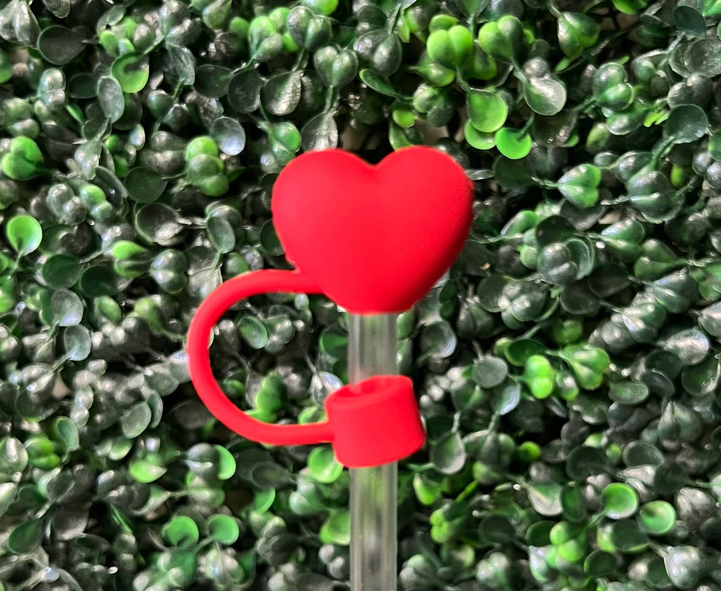 Large Heart Straw Toppers