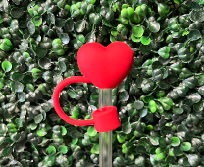 Large Heart Straw Toppers