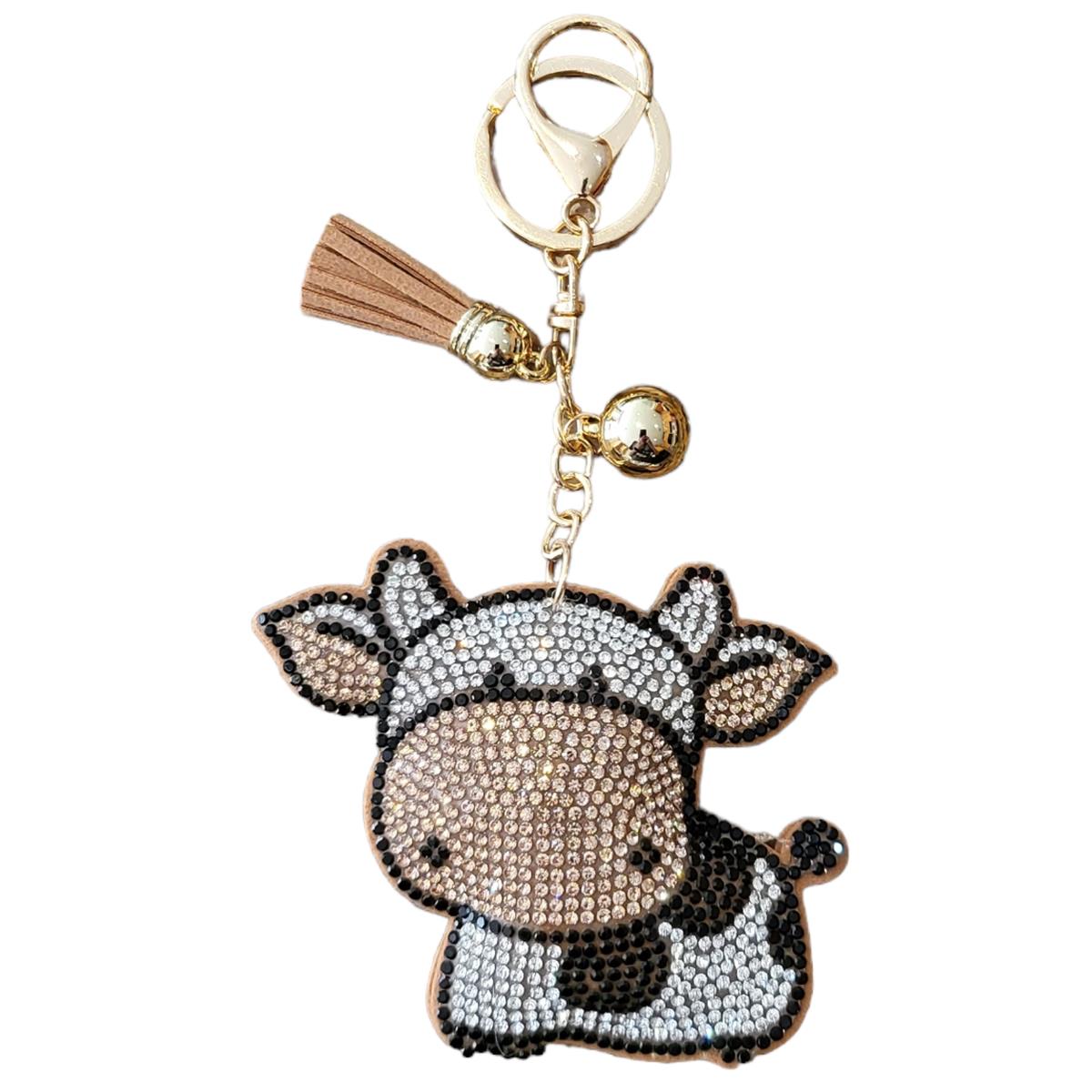 Spotted Cow Bag Charm/Keychain