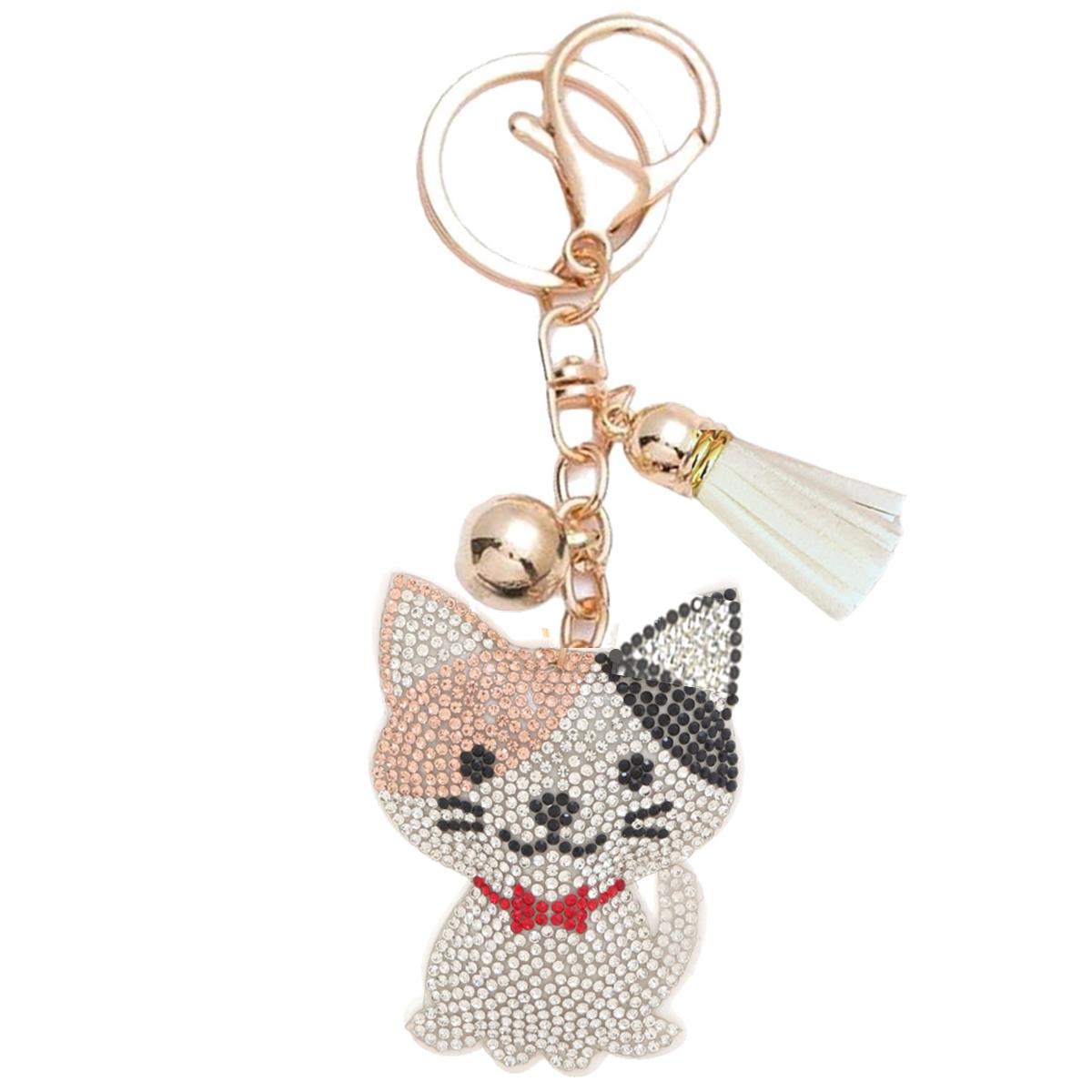 Tabby Cat Bag Charm/Keychain