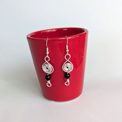 "Here Comes Treble" Collection -- Treble Clef Drop Earrings