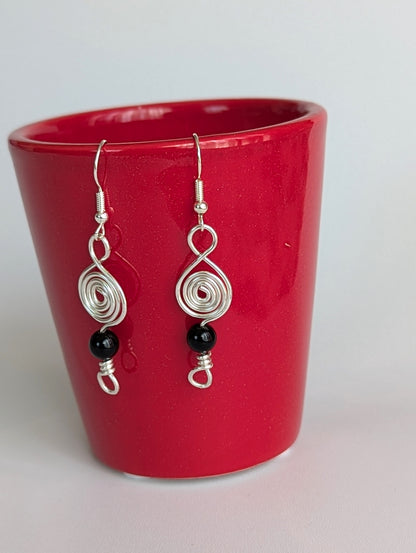 "Here Comes Treble" Collection -- Treble Clef Drop Earrings