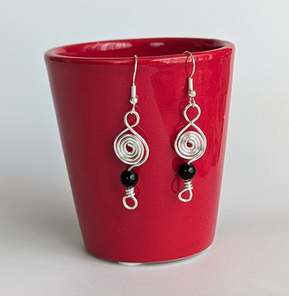 "Here Comes Treble" Collection -- Treble Clef Drop Earrings