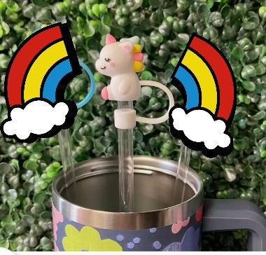 Unicorn Straw Topper