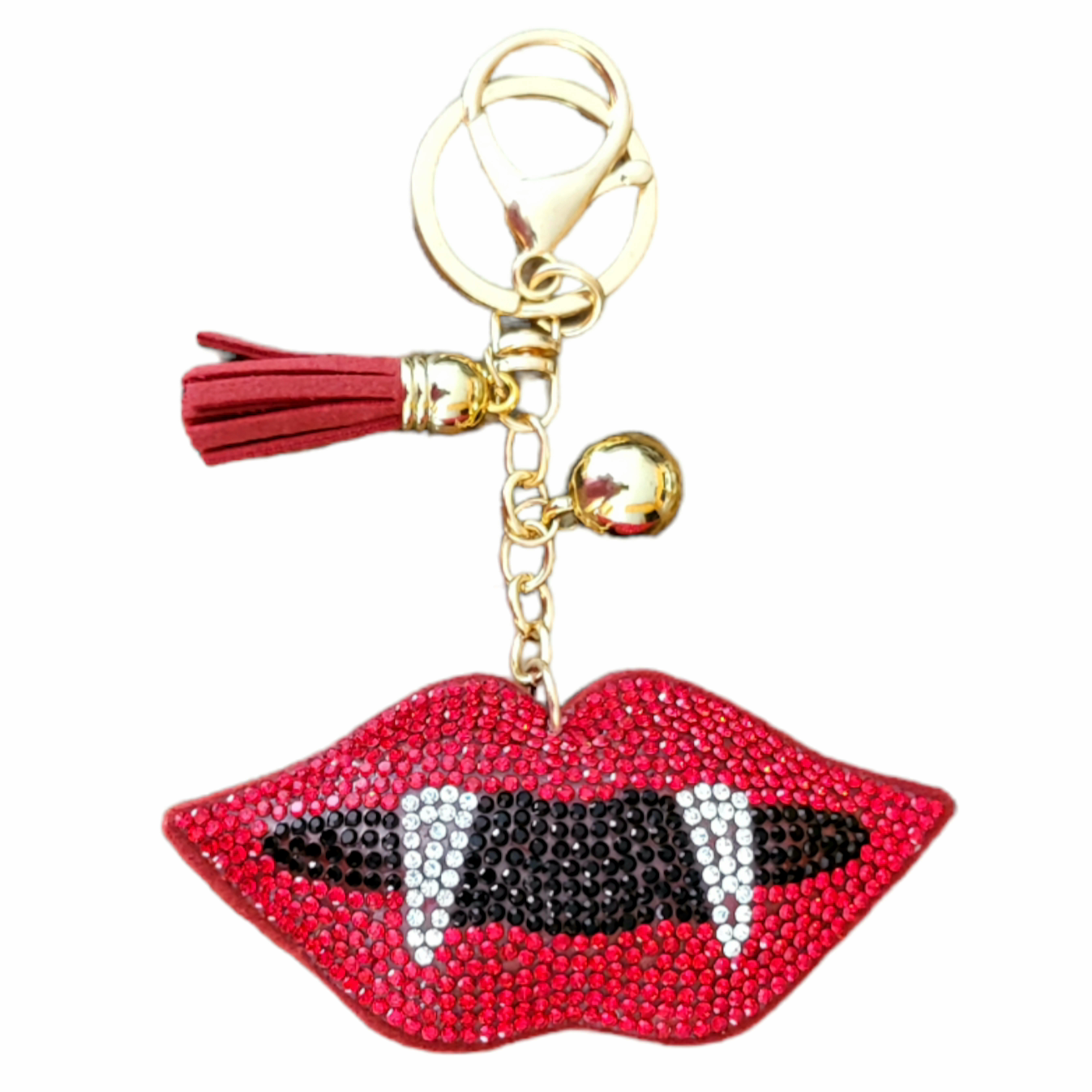 Vampire Lips Bag Charm/Keychain