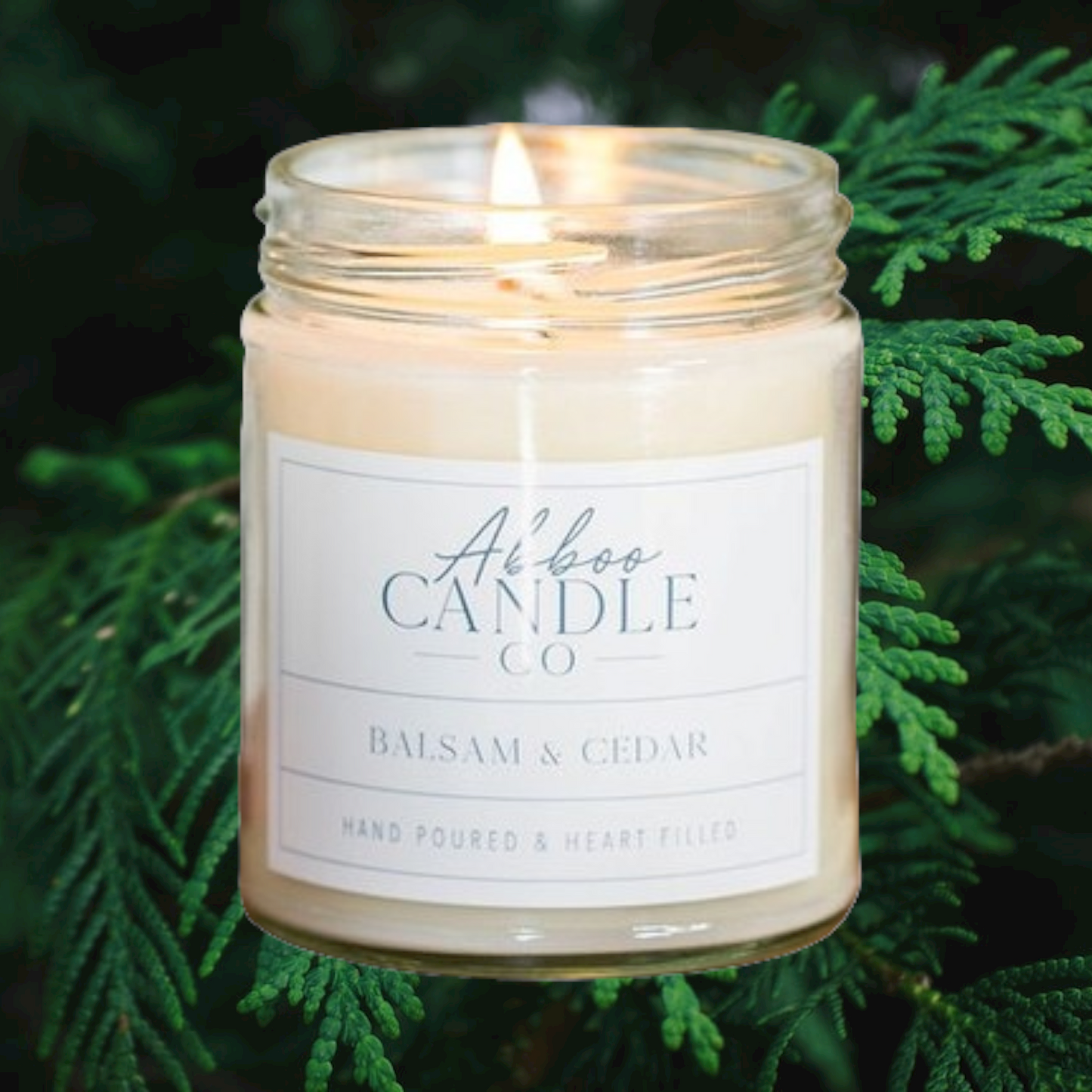 Balsam & Cedar Single Wick Soy Candle