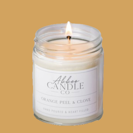 Orange Peel & Clove Single Wick Soy Candle