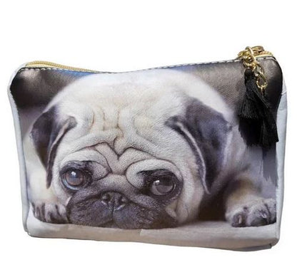 Pug Cosmetic Bag